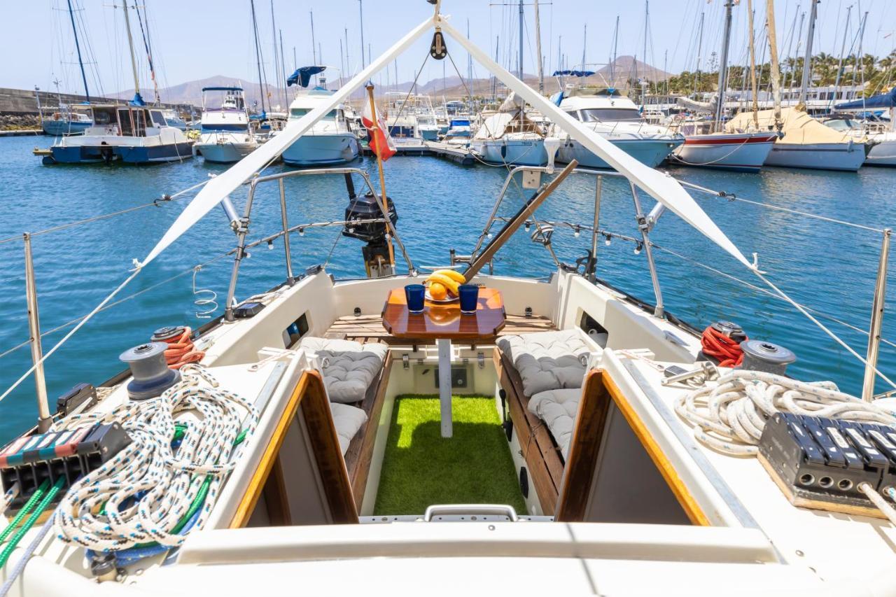 Seaside Chill-Out Stay On A Sail Yacht Puerto Calero Kültér fotó