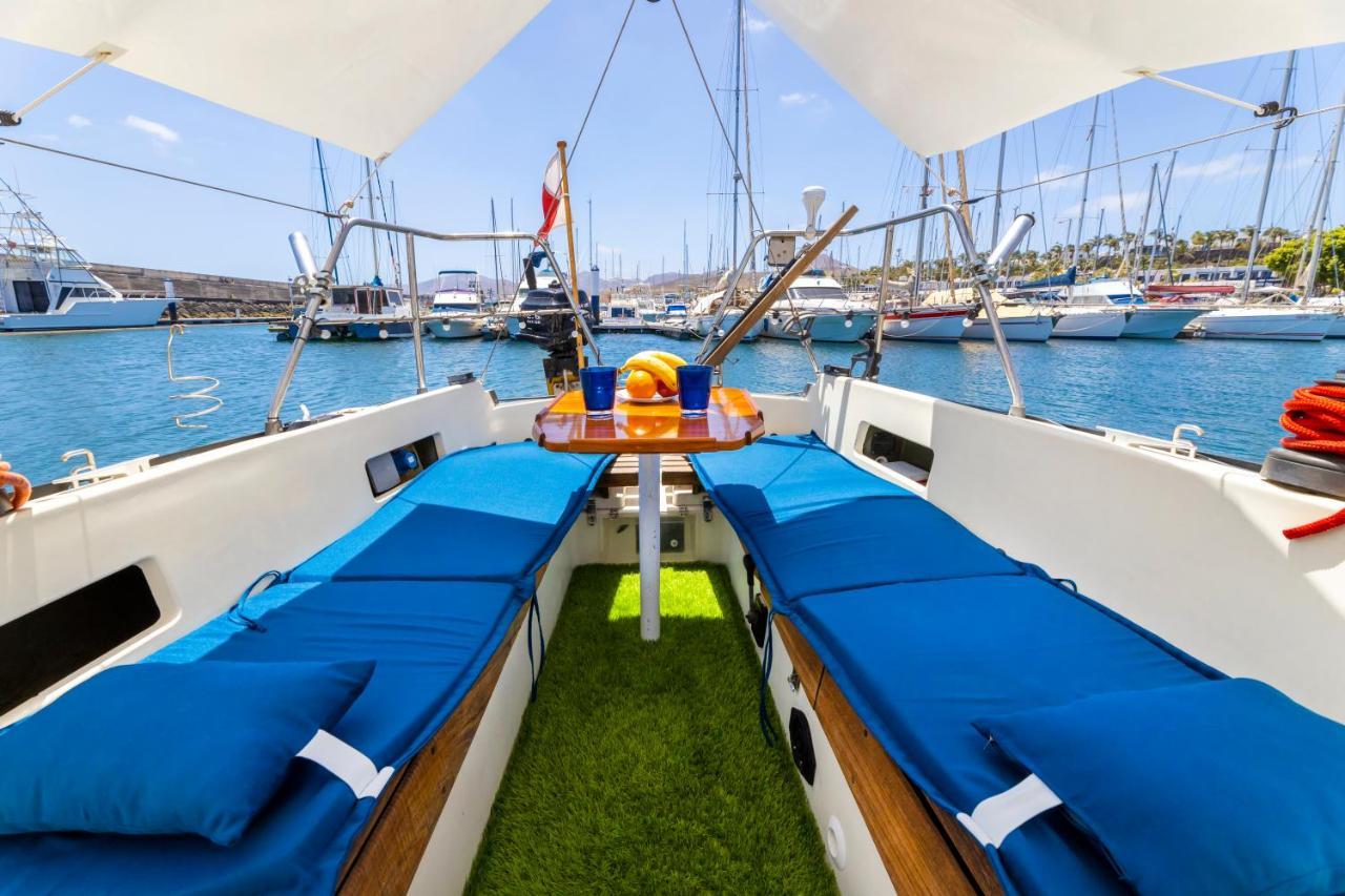 Seaside Chill-Out Stay On A Sail Yacht Puerto Calero Kültér fotó