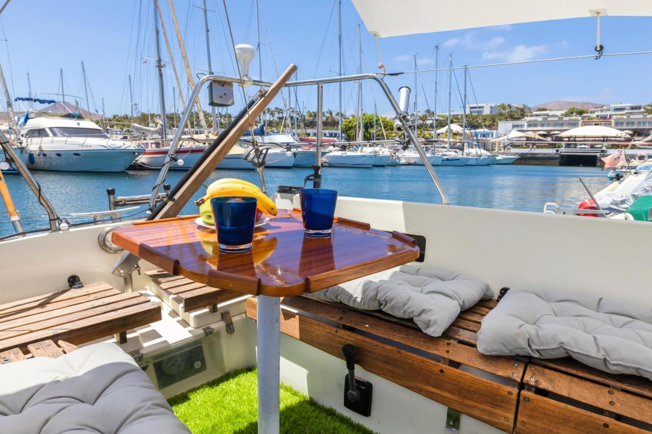 Seaside Chill-Out Stay On A Sail Yacht Puerto Calero Kültér fotó