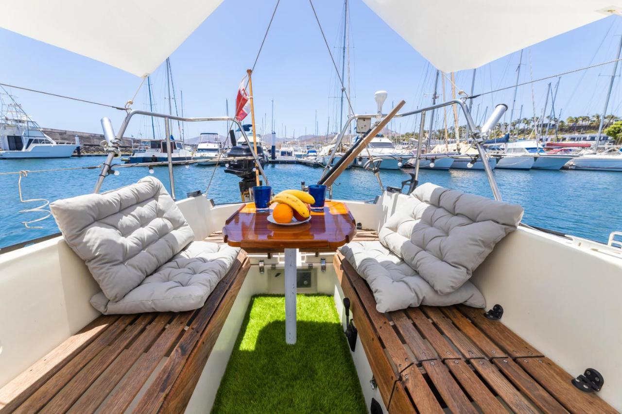 Seaside Chill-Out Stay On A Sail Yacht Puerto Calero Kültér fotó