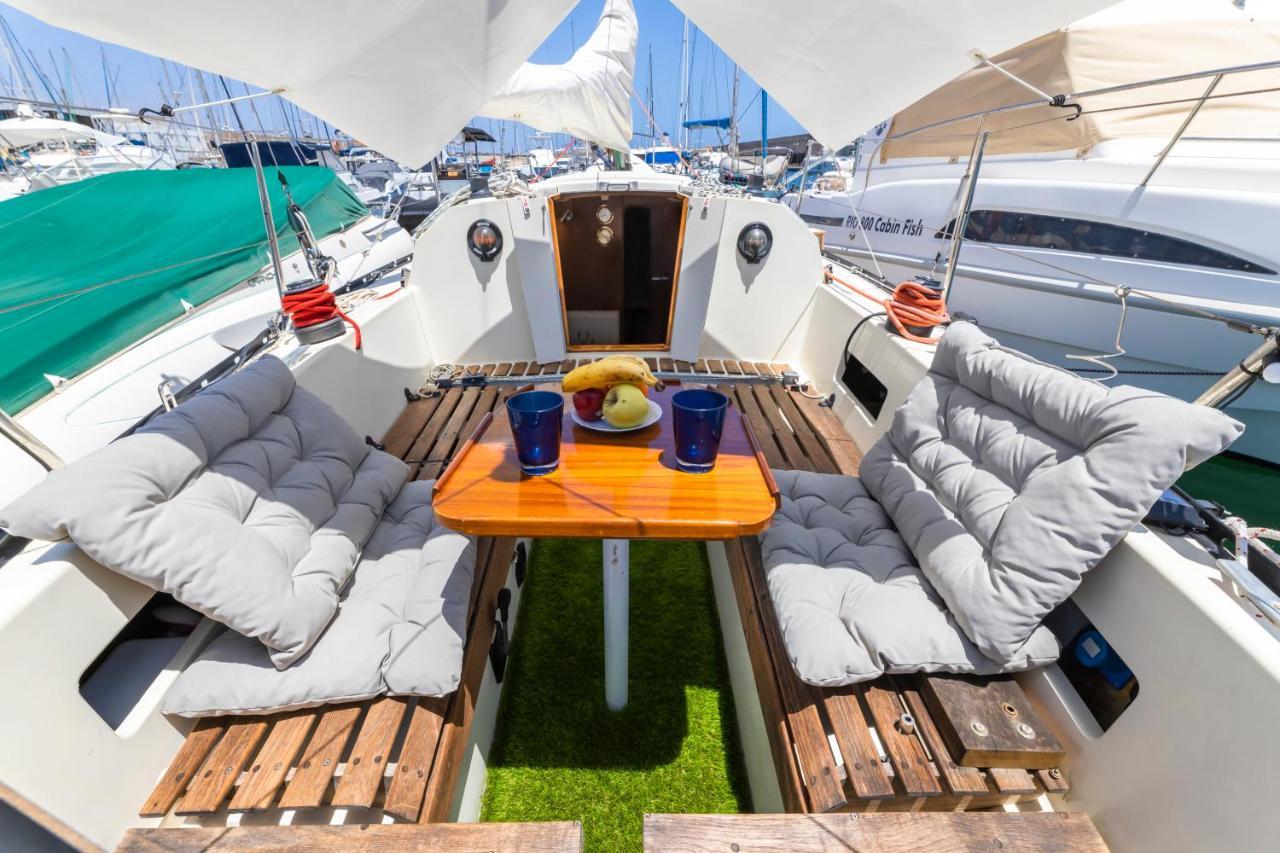 Seaside Chill-Out Stay On A Sail Yacht Puerto Calero Kültér fotó