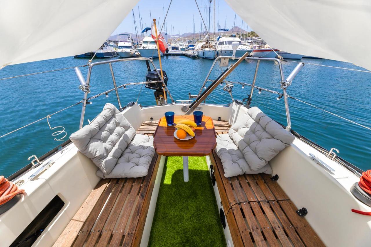 Seaside Chill-Out Stay On A Sail Yacht Puerto Calero Kültér fotó